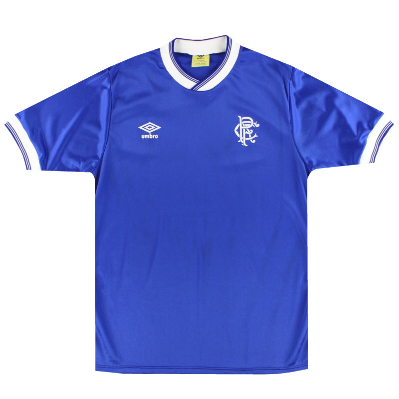 1984-87 Rangers Umbro Home Shirt M Football Shirt