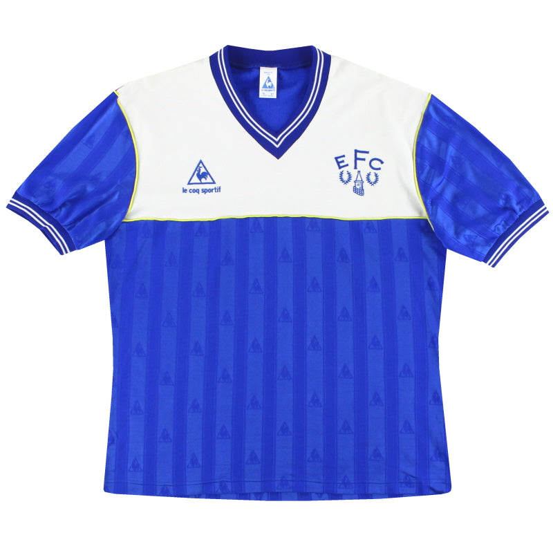 1985-86 Everton Le Coq Sportif Home Shirt *Mint* M Football Shirt