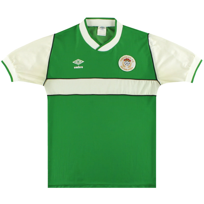 1985-87 Hibernian Umbro Home Shirt M Football Shirt
