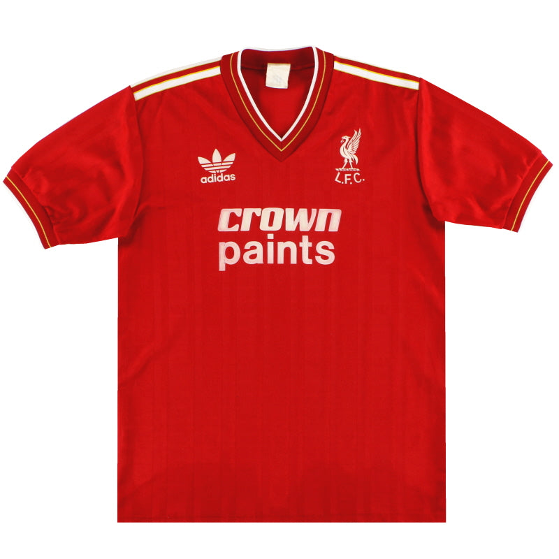 1985-87 Liverpool adidas Home Shirt M Football Shirt
