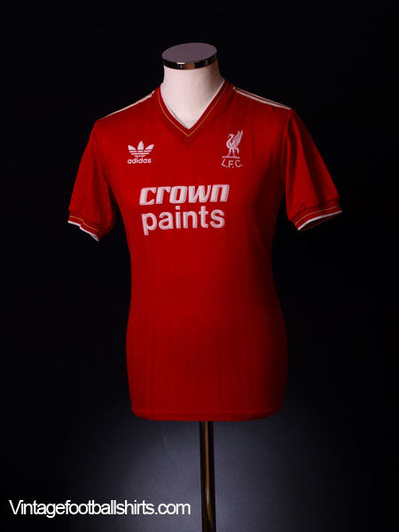 1985-87 Liverpool Home Shirt M Football Shirt