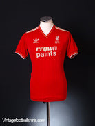 1985-87 Liverpool Home Shirt M Football Shirt