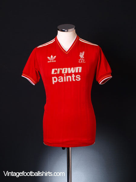 1985-87 Liverpool Home Shirt S Football Shirt