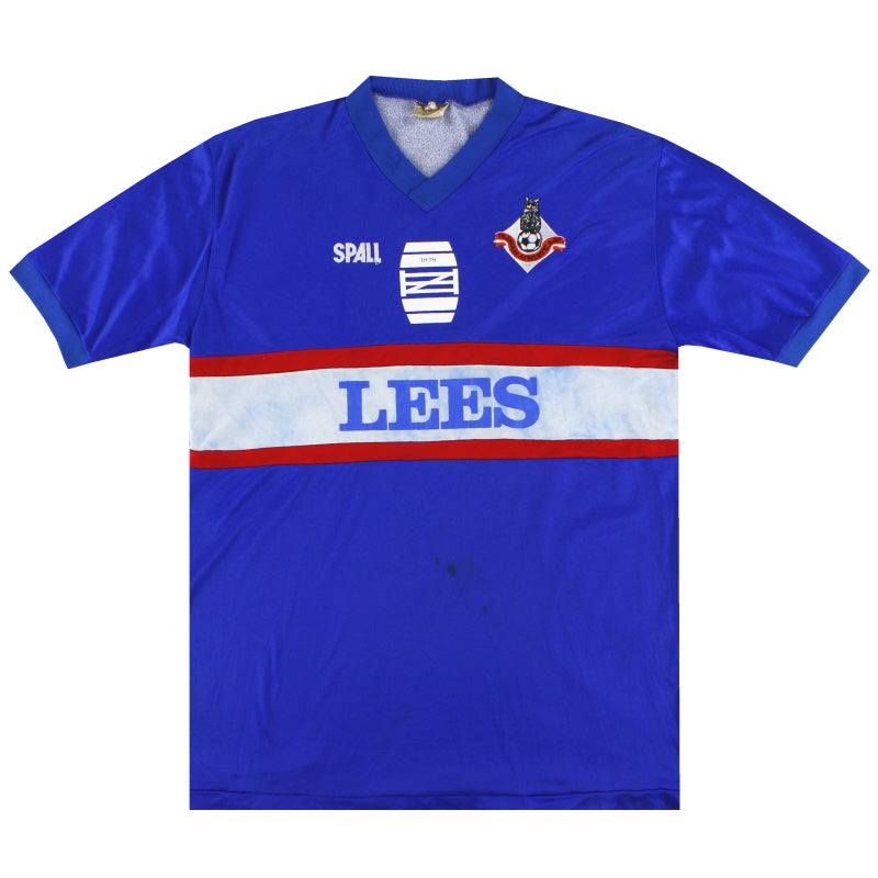 1985-87 Oldham Spall Home Shirt L Football Shirt