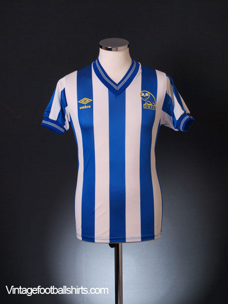 1985-87  Sheffield Wednesday Home Shirt S Football Shirt