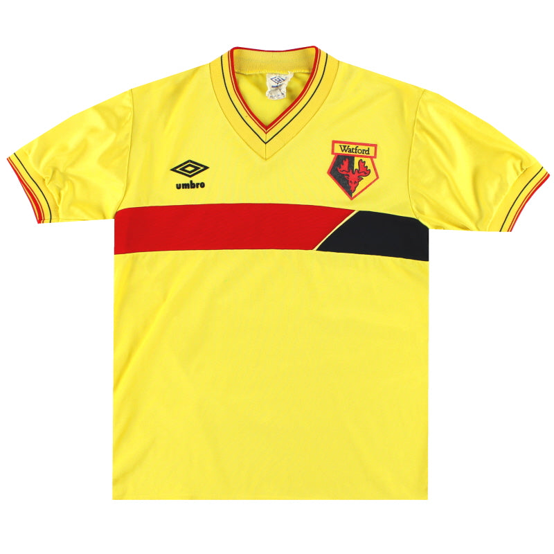 1985-88 Watford Umbro Home Shirt S | Vintage Football Shirts