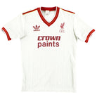 1986-87 Liverpool adidas Away Shirt S Football Shirt