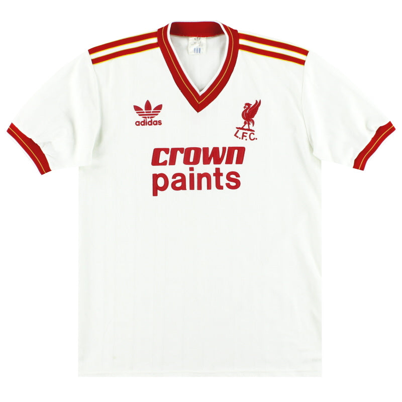 1986-87 Liverpool adidas Away Shirt M Football Shirt