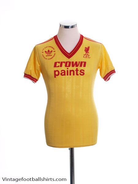 1986-87 Liverpool 'Double Winners' Third Shirt S Football Shirt