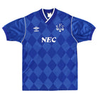 1986-89 Everton Umbro Home Shirt M Football Shirt