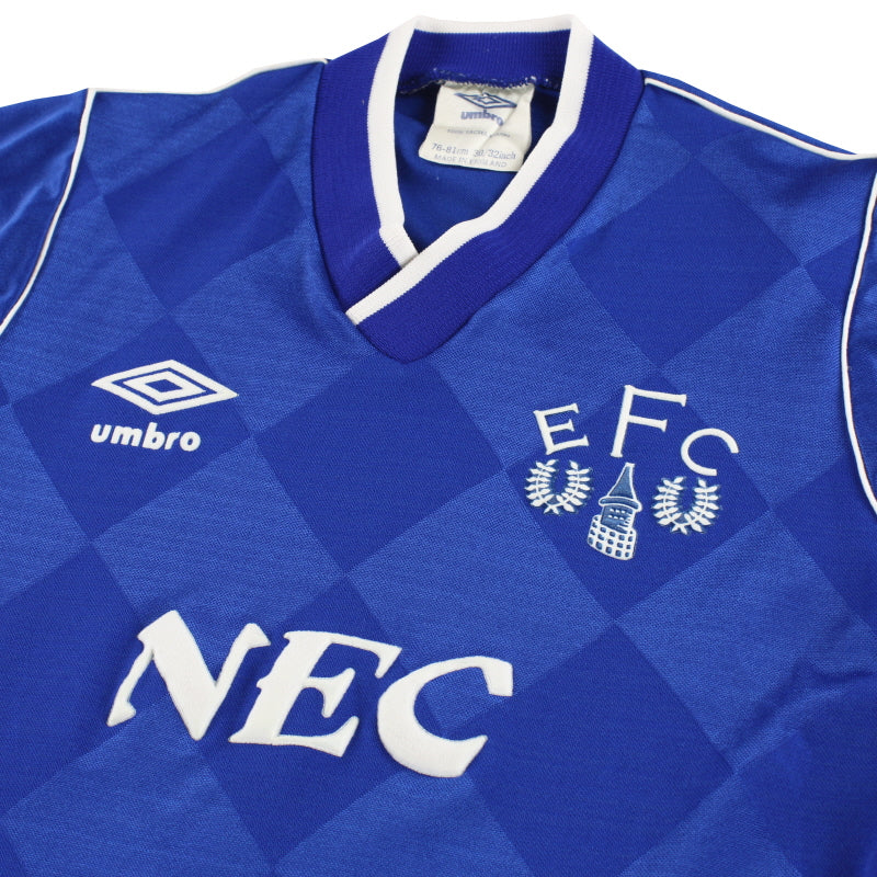 1986-89 Everton Umbro Home Shirt S | Vintage Football Shirts