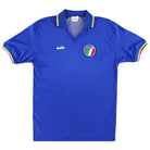 1986-90 Italy Diadora Home Shirt L Football Shirt