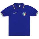 1986-90 Italy Diadora Home Shirt Y Football Shirt