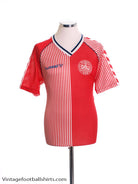 1986 Denmark Home Shirt M Football Shirt