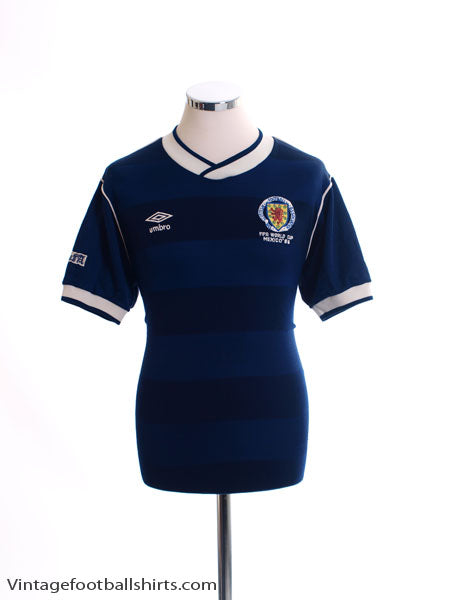 1986 Scotland 'World Cup' Home Shirt M Football Shirt