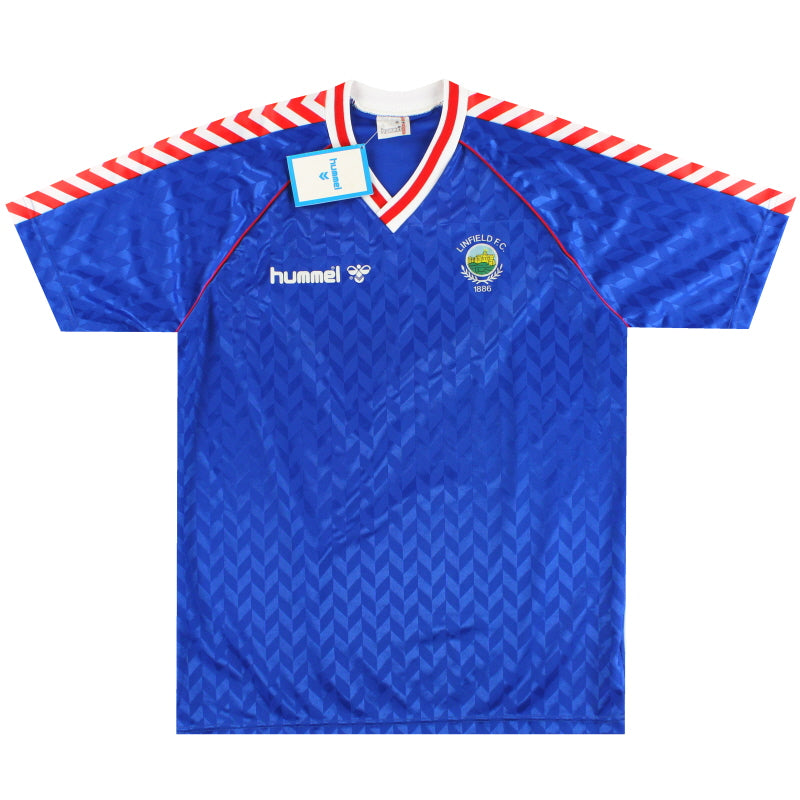 1987-88 Linfield Hummel Home Shirt *w/tags* XL Football Shirt