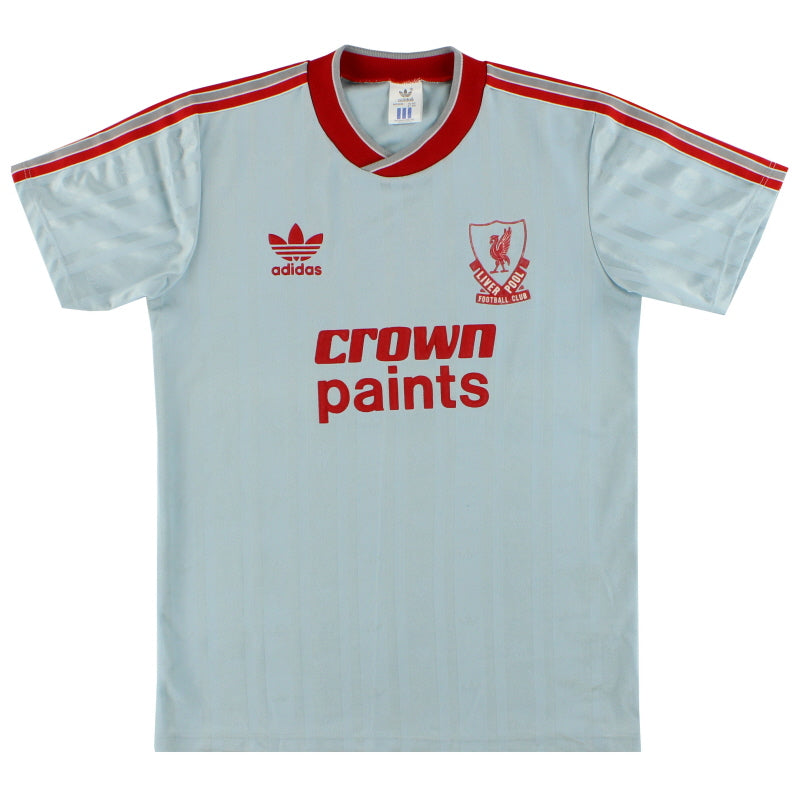 1987-88 Liverpool adidas Away Shirt M Football Shirt