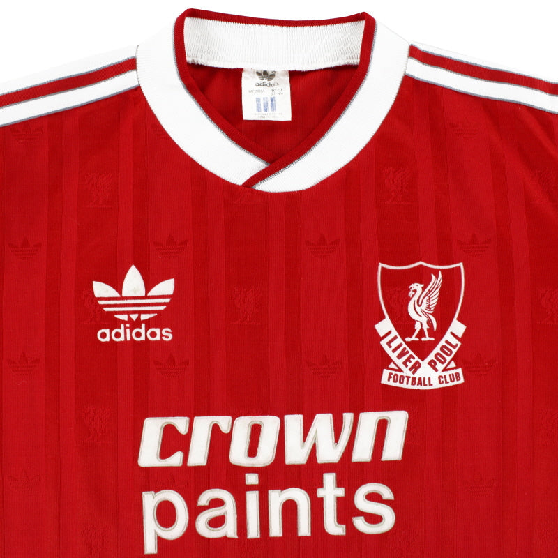1987-88 Liverpool adidas Home Shirt M | Vintage Football Shirts
