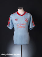 1987-88 Liverpool Away Shirt XL Football Shirt