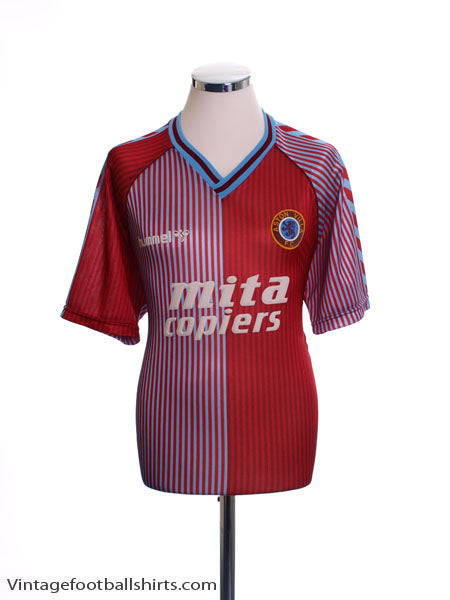 1987-89 Aston Villa Home Shirt Y Football Shirt