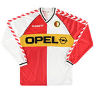 1987-89 Feyenoord Hummel Home Shirt L/S XL Football Shirt
