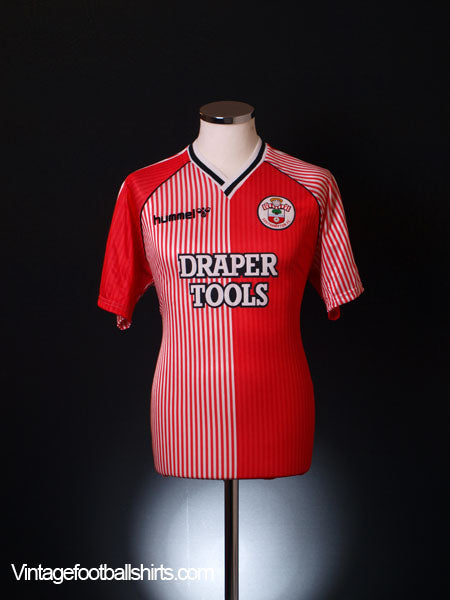 1987-89 Southampton Home Shirt *Mint* M Football Shirt
