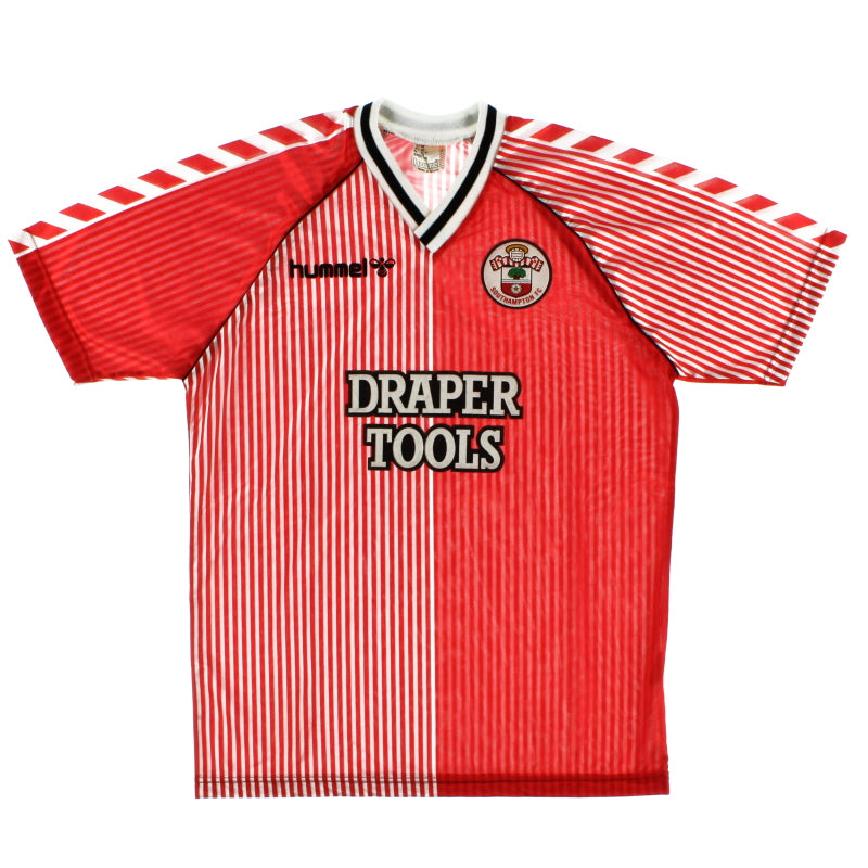 1987-89 Southampton Hummel Home Shirt *Mint* M Football Shirt