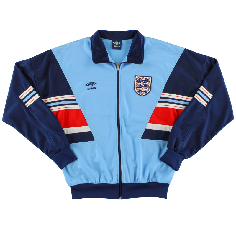 1987-90 England Umbro Track Jacket *As New* L Jacket