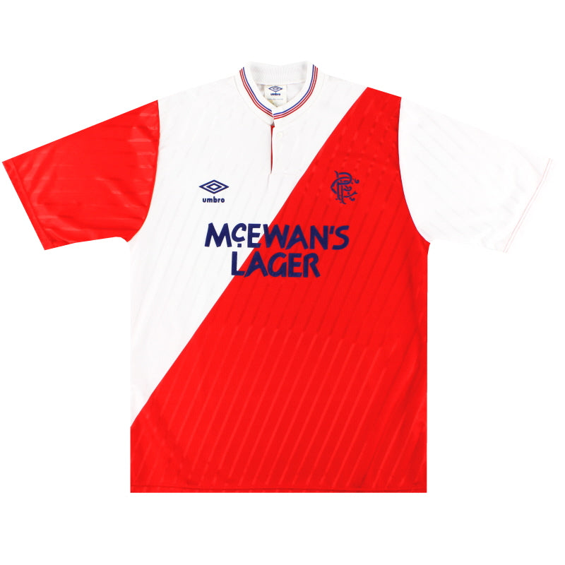 1987-90 Rangers Umbro Away Shirt *As New* M Football Shirt