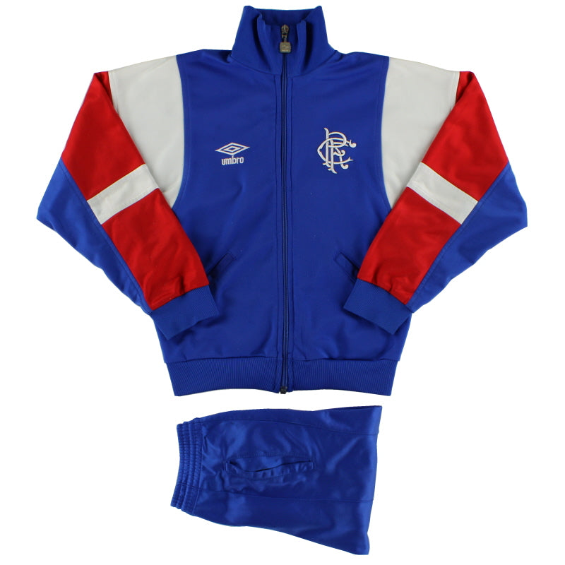 1987-90 Rangers Umbro Tracksuit Y Tracksuit
