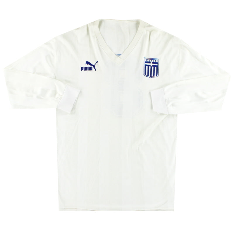 1987 Greece Match Issue Away Shirt L/S #8 XL Football Shirt
