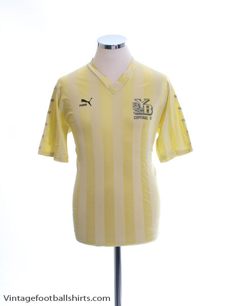 1987 Young Boys 'Cup Final' Home Shirt M Football Shirt