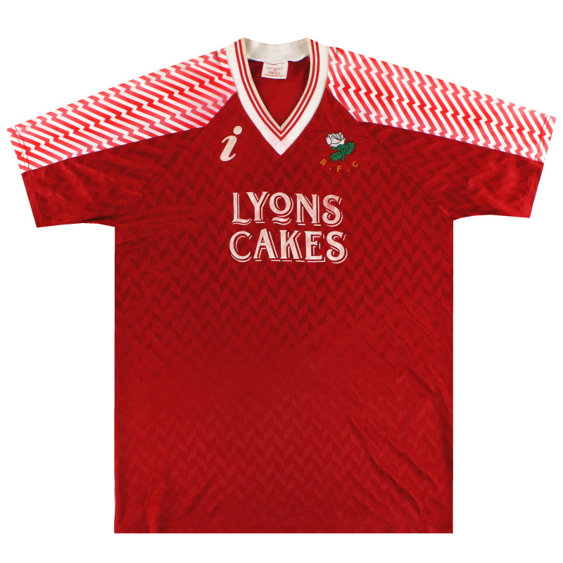 1988-89 Barnsley Home Shirt L Football Shirt