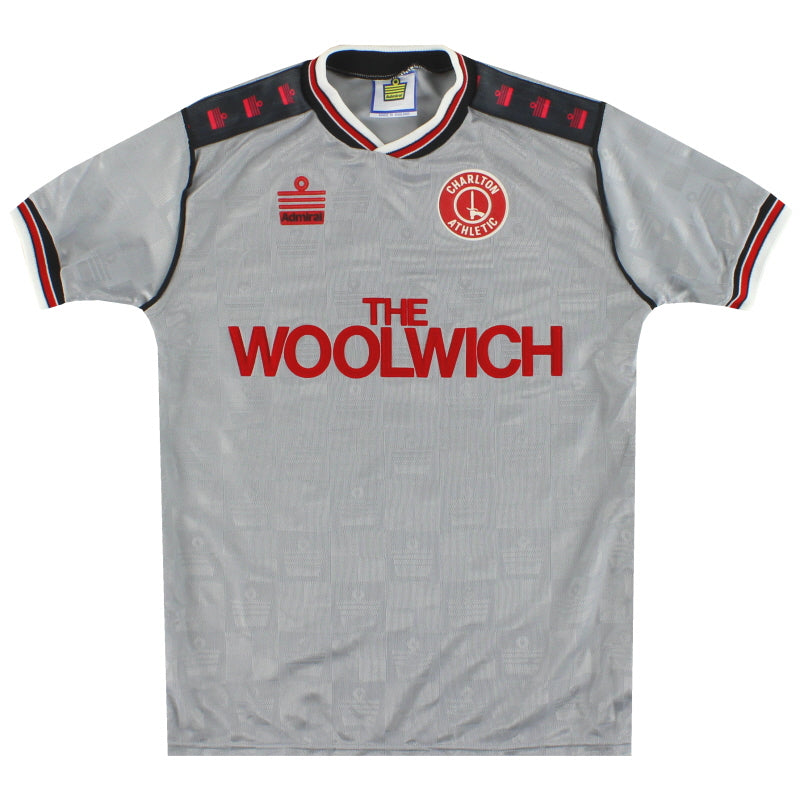 1988-89 Charlton Admiral Away Shirt S Football Shirt