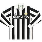 1988-89 Juventus Kappa Home Shirt L/S S.Boys Football Shirt