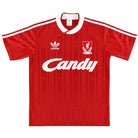 1988-89 Liverpool Home Shirt L Football Shirt