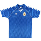1988-89 Real Madrid Away Shirt L Football Shirt