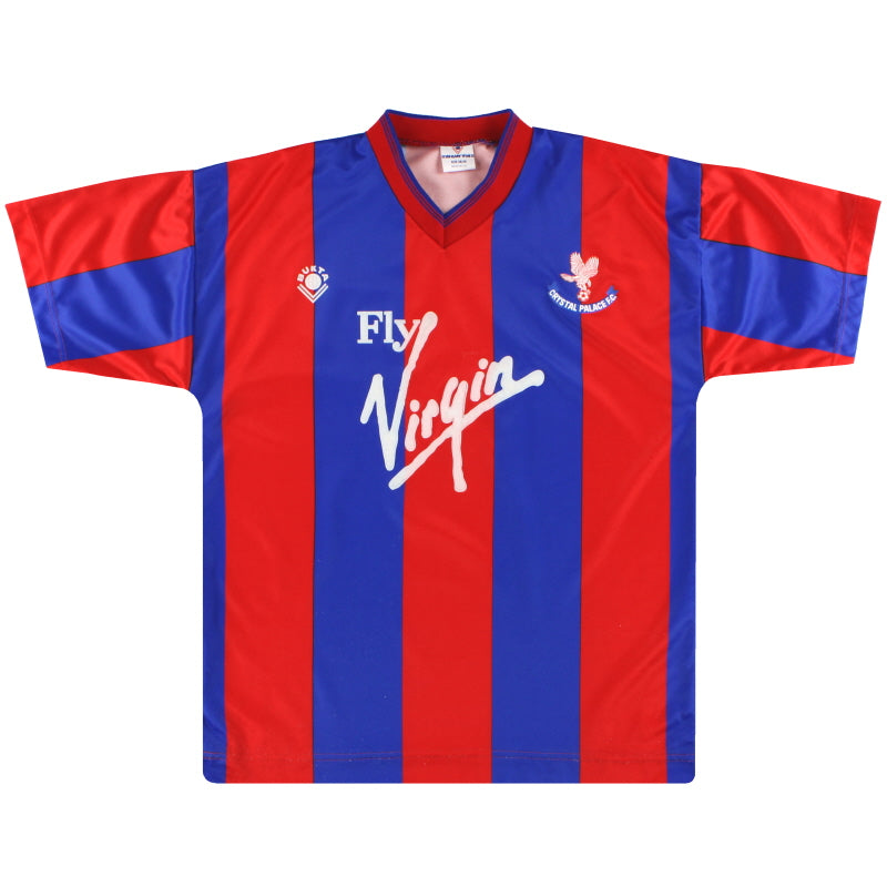 1988-90 Crystal Palace Bukta Home Shirt L Football Shirt