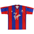 1988-90 Crystal Palace Bukta Home Shirt #8 S Football Shirt