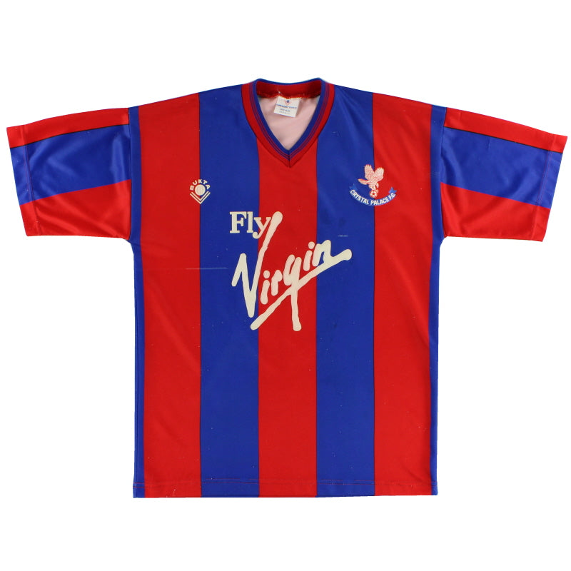 1988-90 Crystal Palace Bukta Home Shirt #8 S Football Shirt
