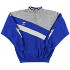 1988-90 Everton Umbro 1/4 Zip Track Top M Jacket