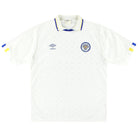 1988-90 Leeds Umbro Home Shirt L Football Shirt