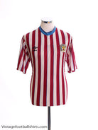 1988-90 Manchester City Away Shirt M Football Shirt