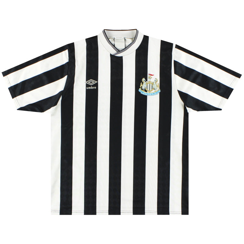 1988-90 Newcastle Umbro Home Shirt L Football Shirt