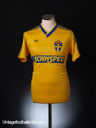 1988-91 Sweden Match Issue Home Shirt #20 L Football Shirt