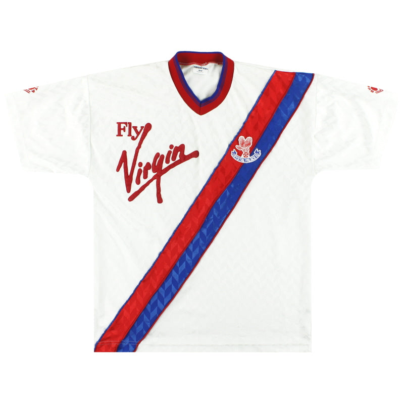 1989-90 Crystal Palace Bukta Away Shirt M Football Shirt