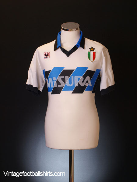 1989-90 Inter Milan Away Shirt L | Vintage Football Shirts