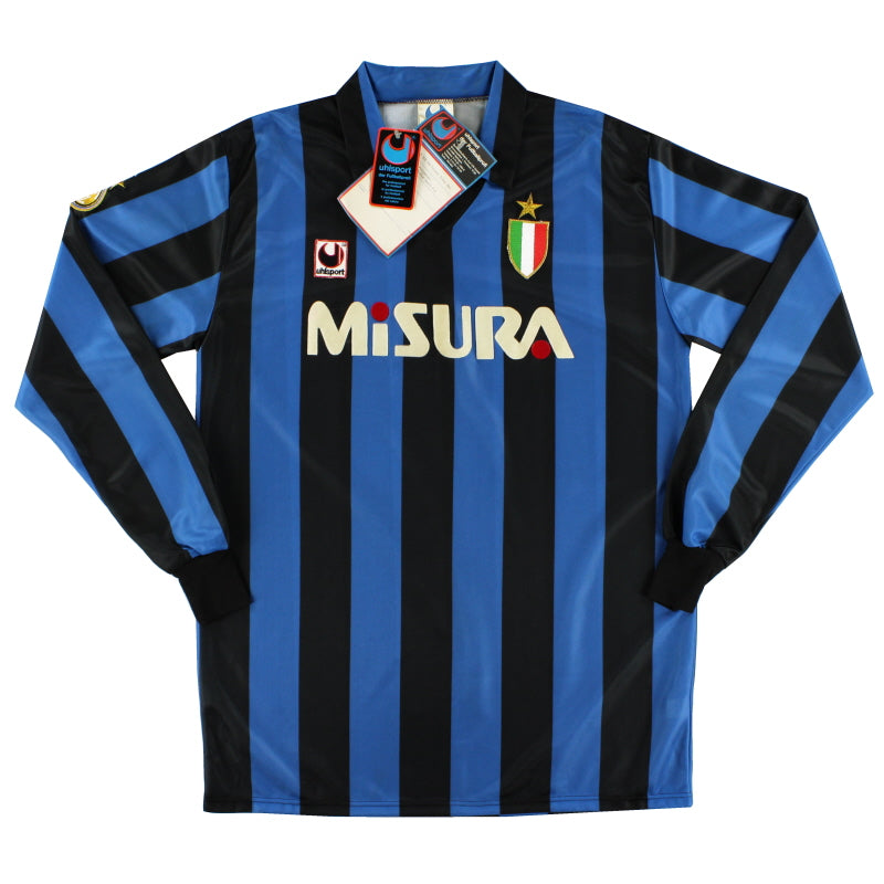 1989-90 Inter Milan Home Shirt L/S *w/tags* XL Football Shirt