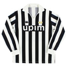 1989-90 Juventus Home Shirt L/S #11 XL Football Shirt