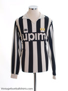 1989-90 Juventus Home Shirt L/S #11 XL Football Shirt